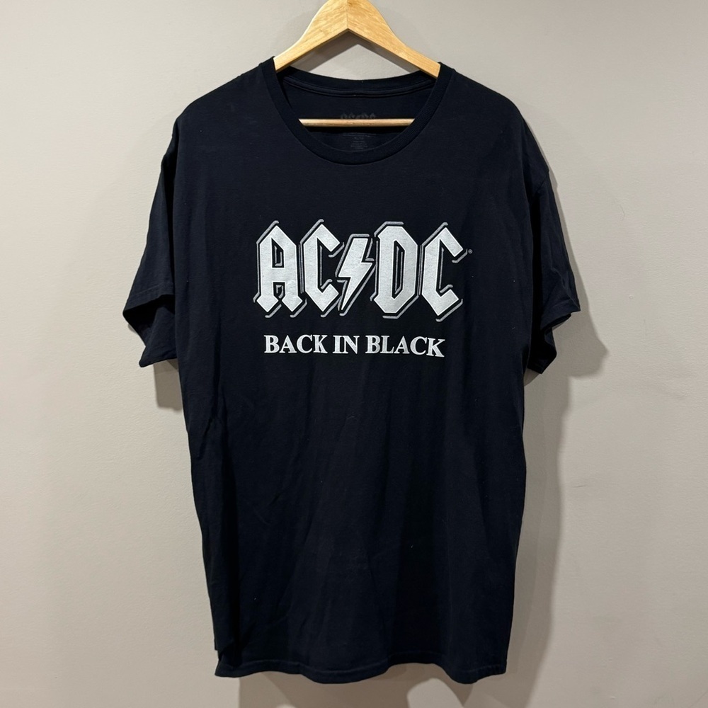 AC/DC "Back in Black" Official Band Graphic T-Shirt